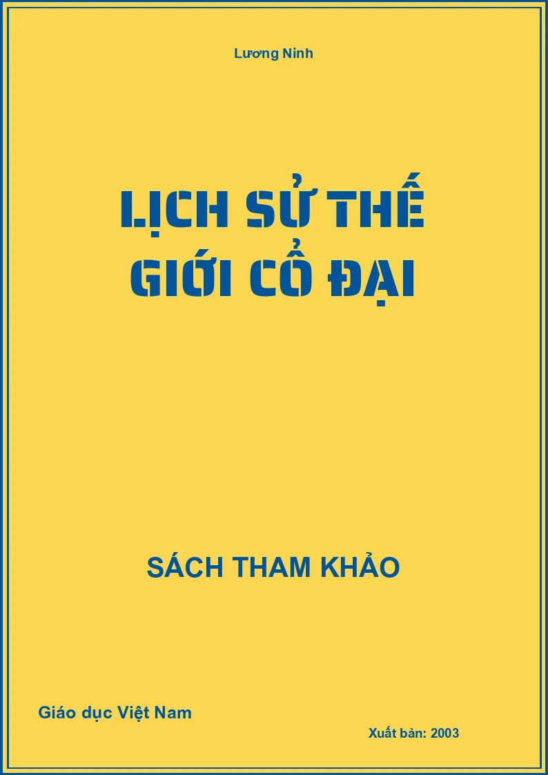 Lịch sử thế giới cổ đại