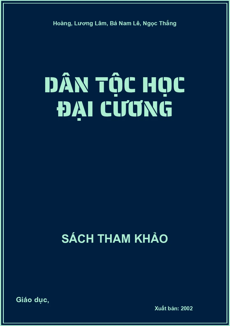 Dân tộc học đại cương