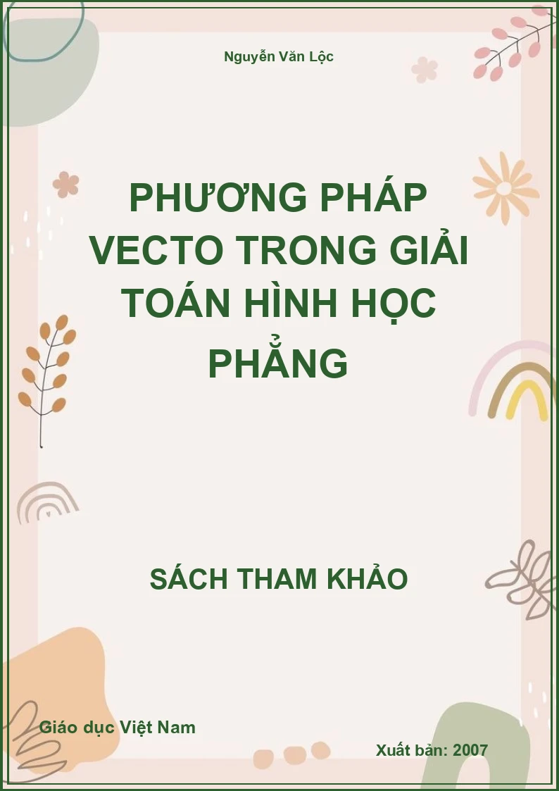 Phương pháp Vecto trong giải toán hình học phẳng