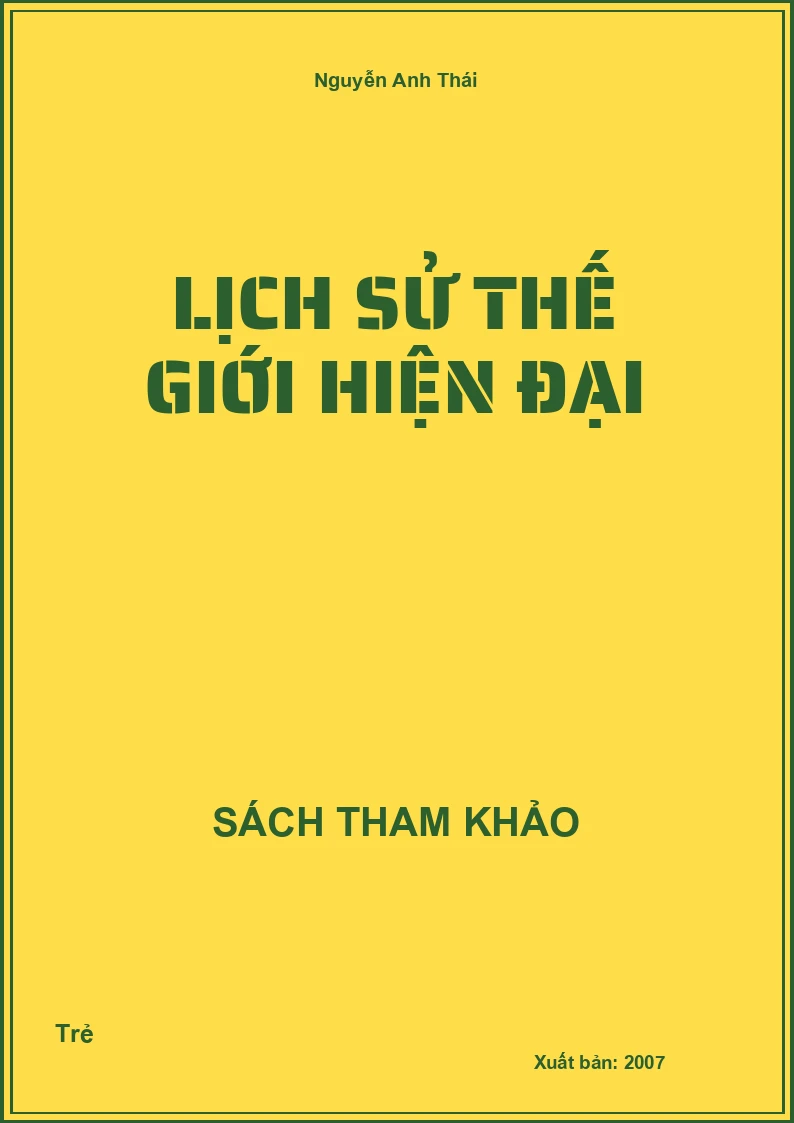 Lịch sử thế giới hiện đại