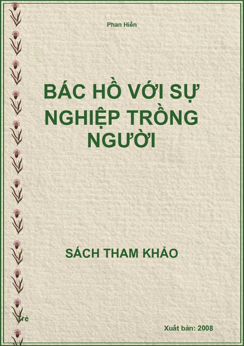 Bác Hồ với sự nghiệp trồng người