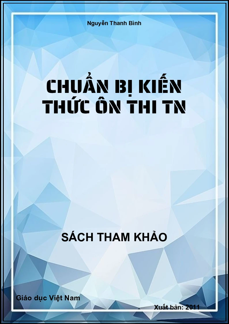 Chuẩn bị kiến thức ôn thi TN