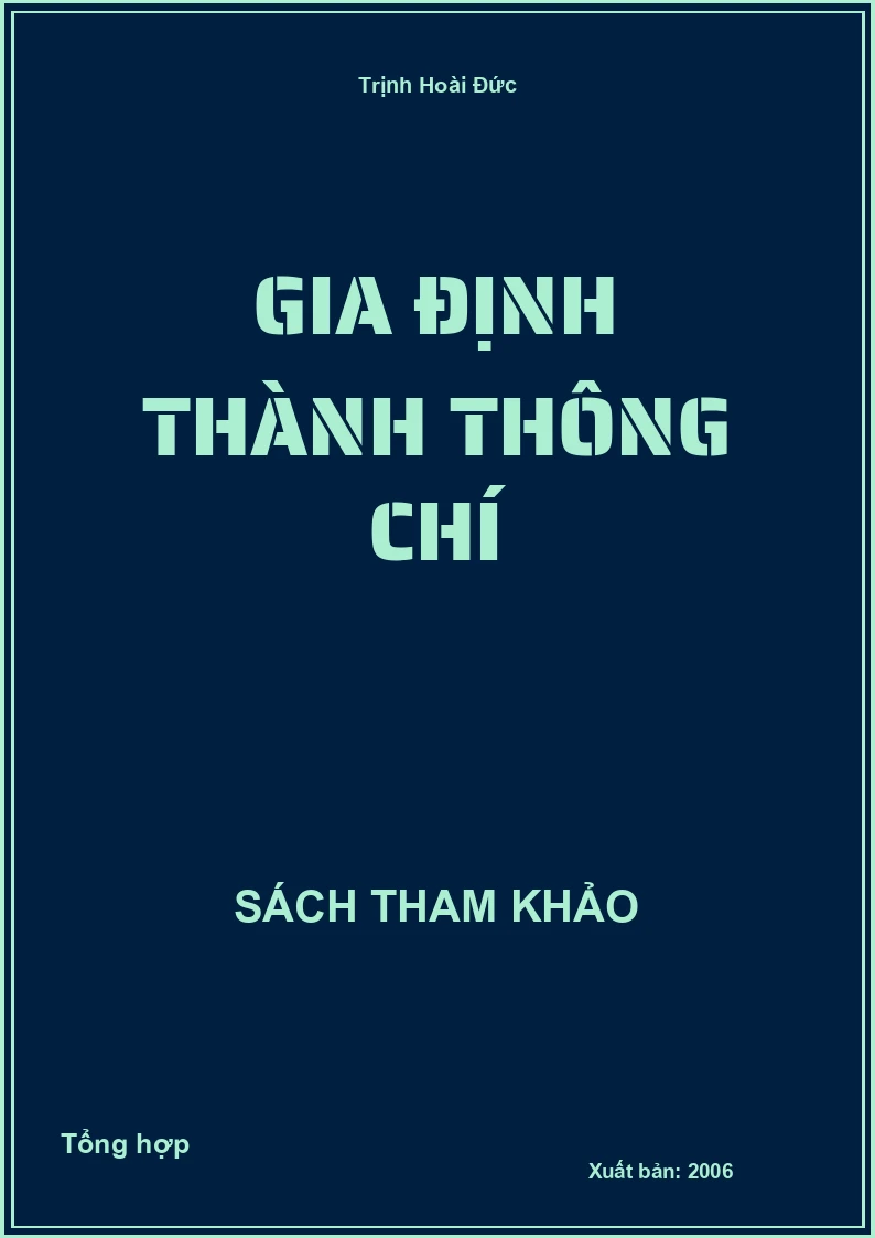 Gia định thành thông chí