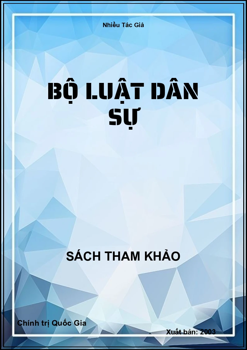 Bộ luật dân sự