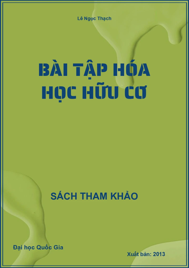 Bài tập Hóa học hữu cơ