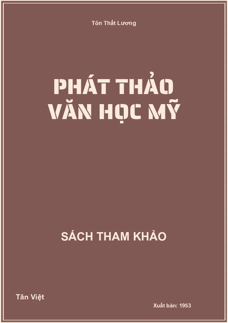 Phát thảo Văn học Mỹ