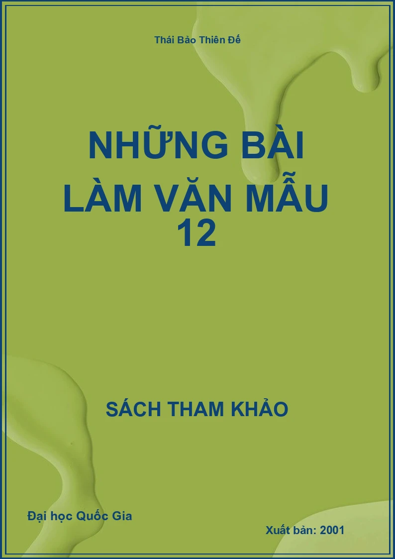 Những bài làm Văn mẫu 12