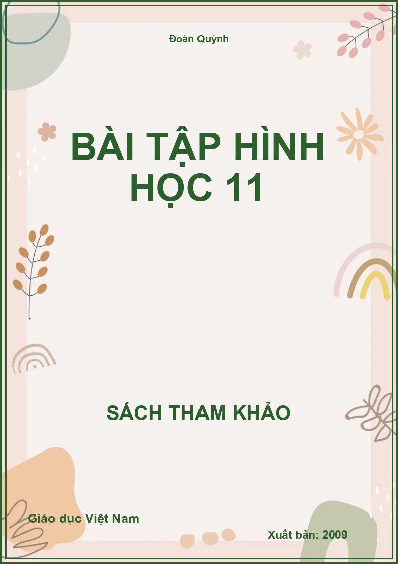 Bài tập Hình học 11