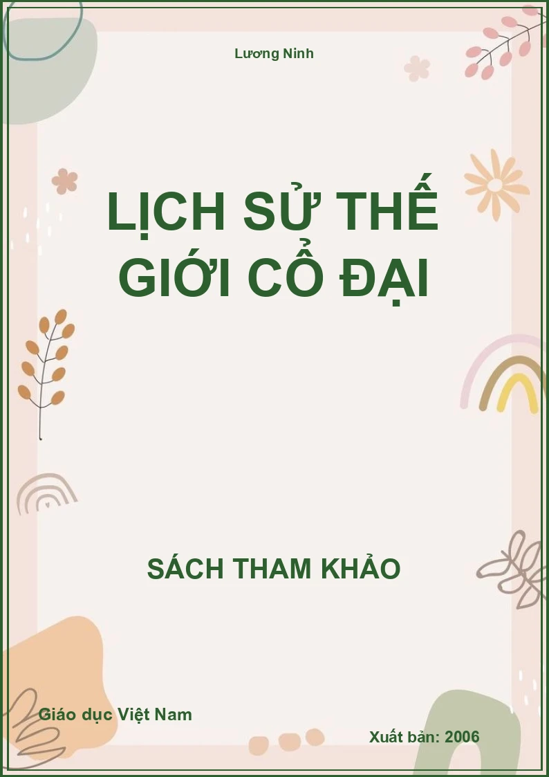 Lịch sử thế giới cổ đại