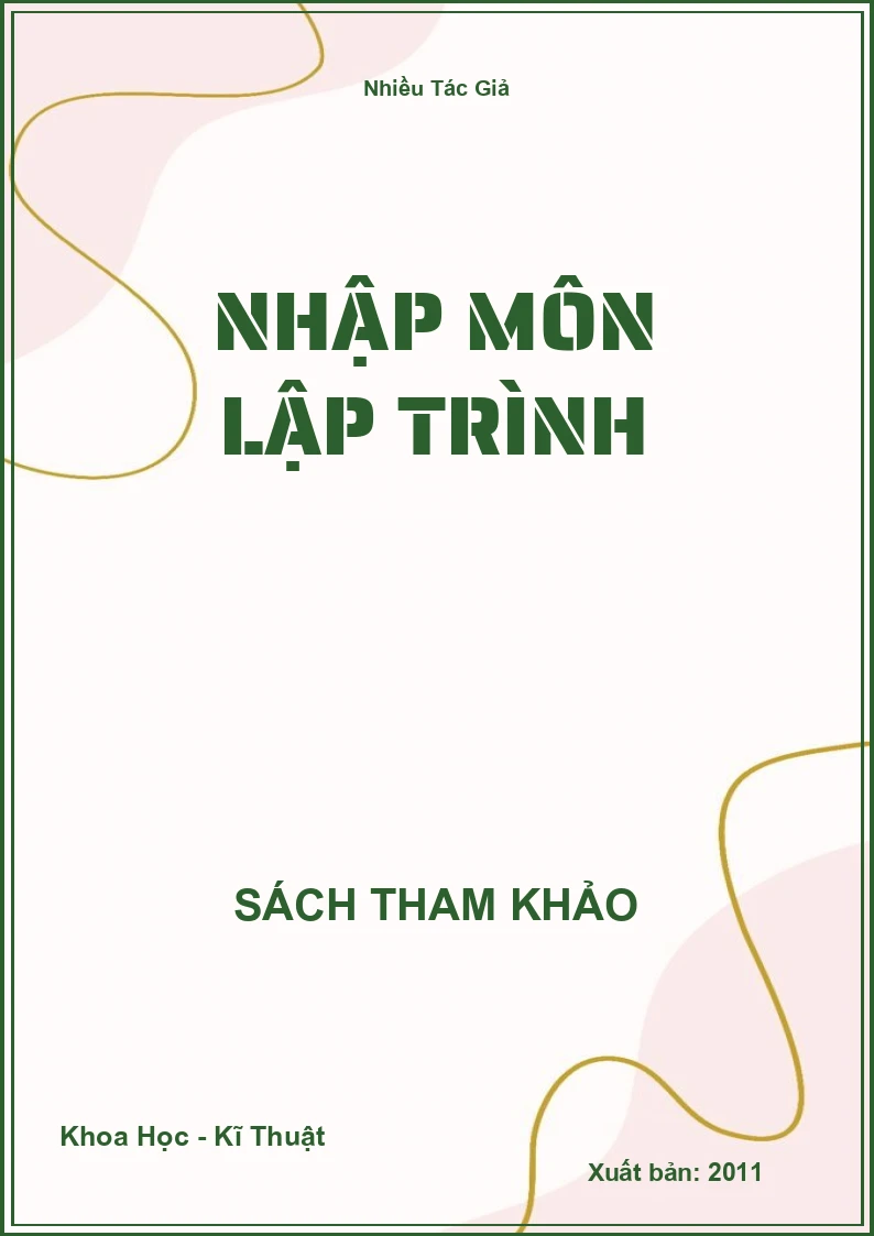 Nhập môn lập trình