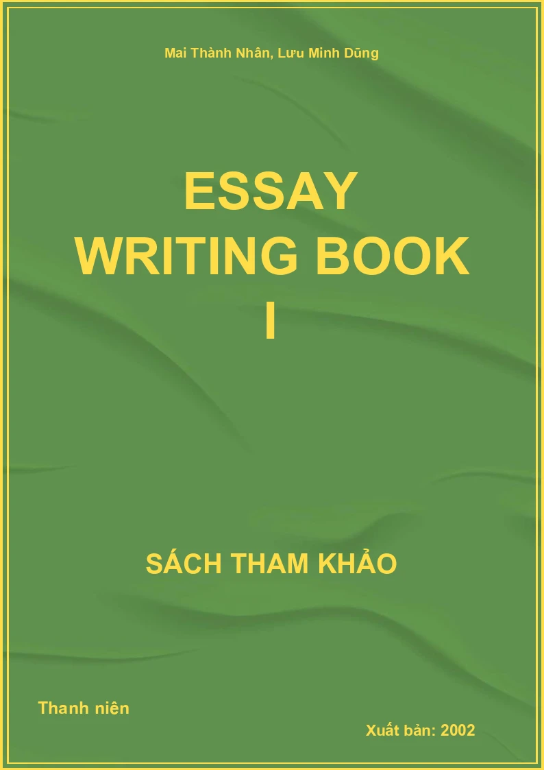 Essay Writing Book I
