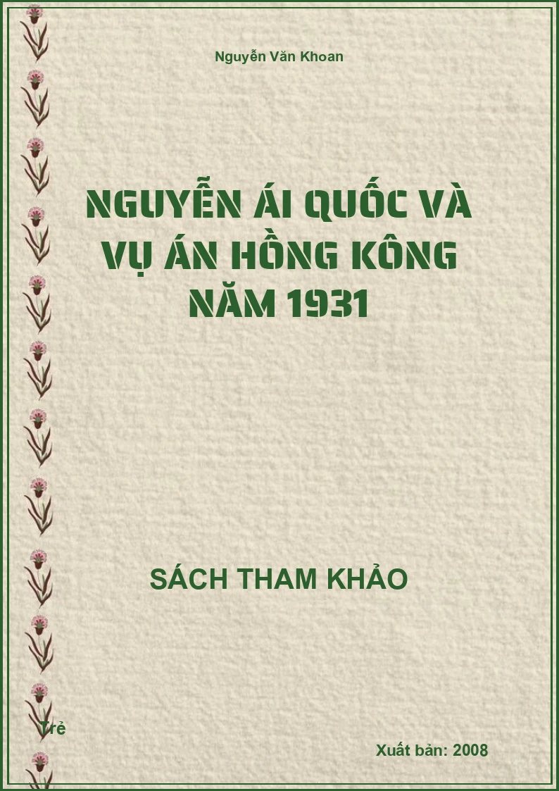 Nguyễn Ái Quốc và vụ án Hồng Kông năm 1931