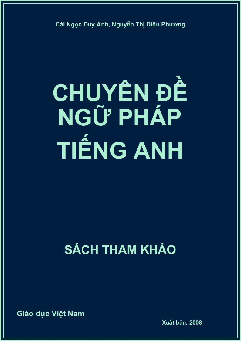 Chuyên đề ngữ pháp tiếng Anh