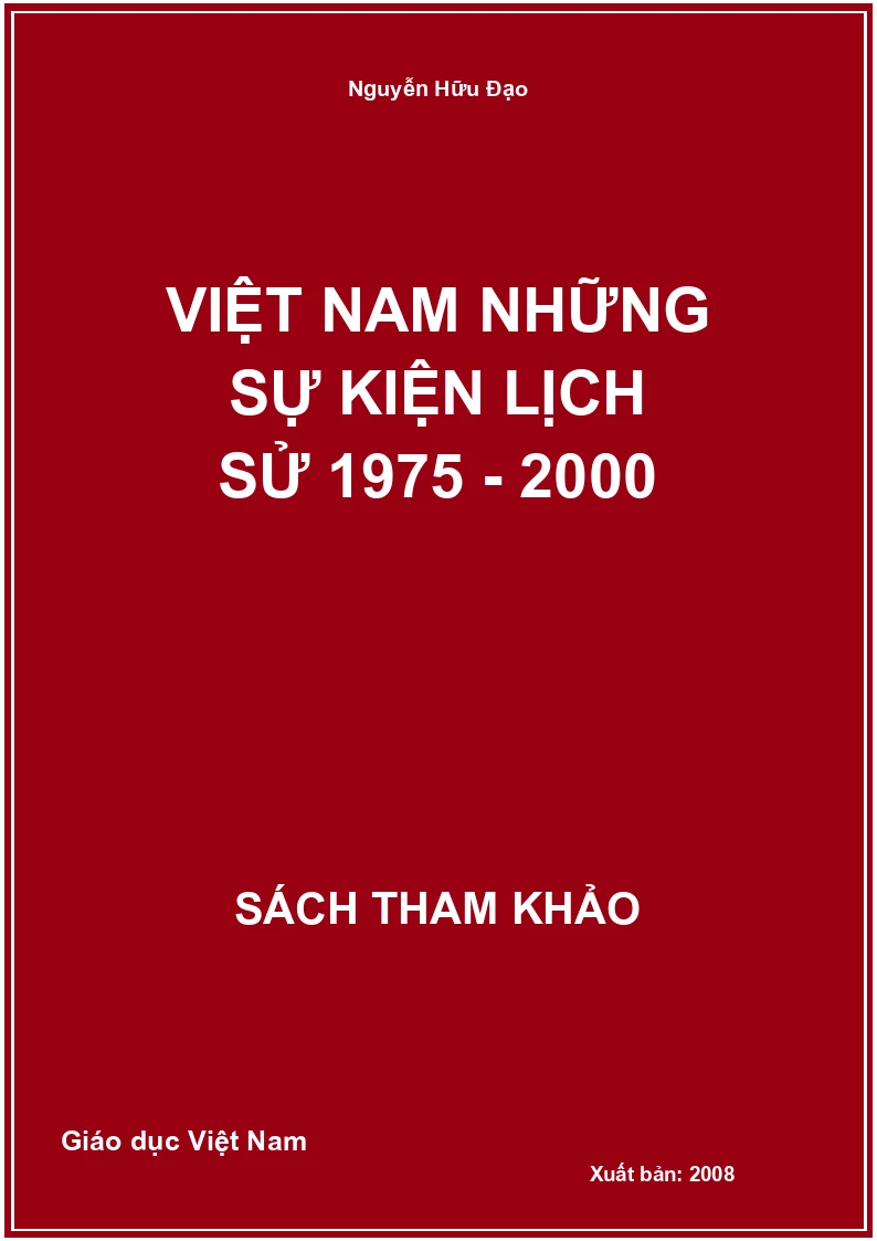 Việt Nam những sự kiện lịch sử 1975 - 2000