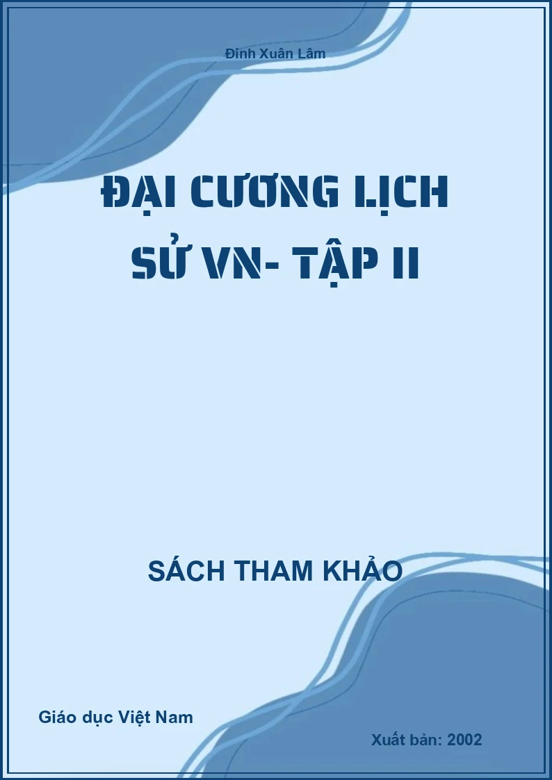 Đại cương lịch sử VN- Tập II