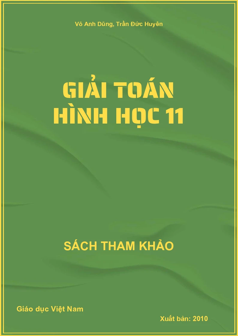 Giải toán Hình học 11