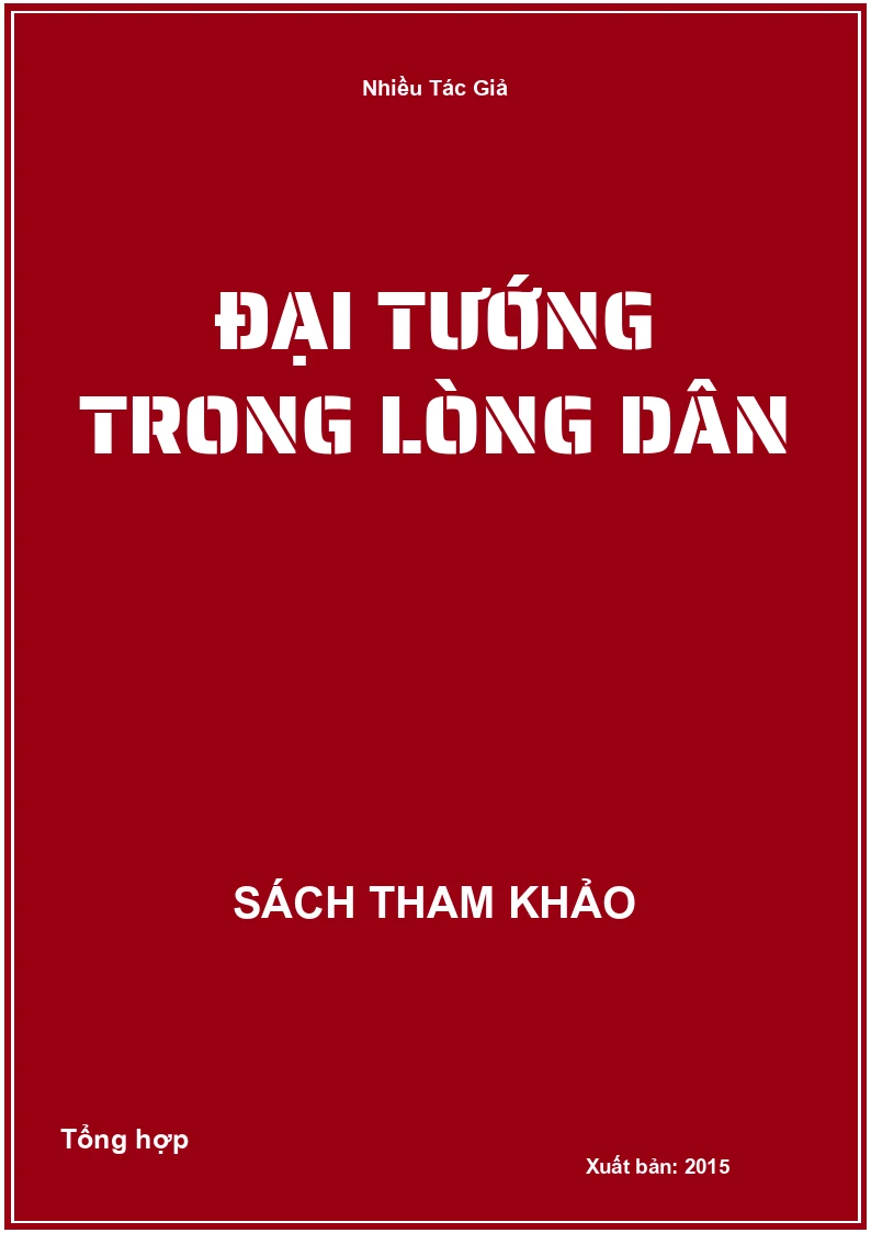 Đại tướng trong lòng dân