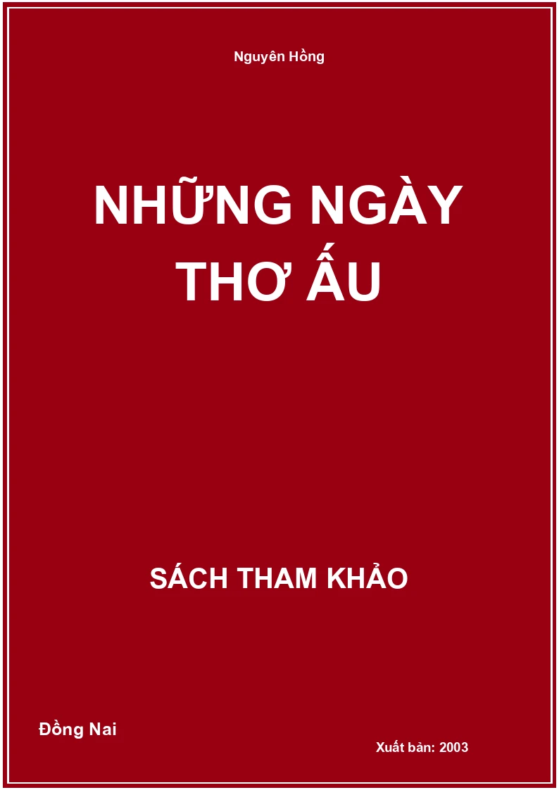 Những ngày thơ ấu
