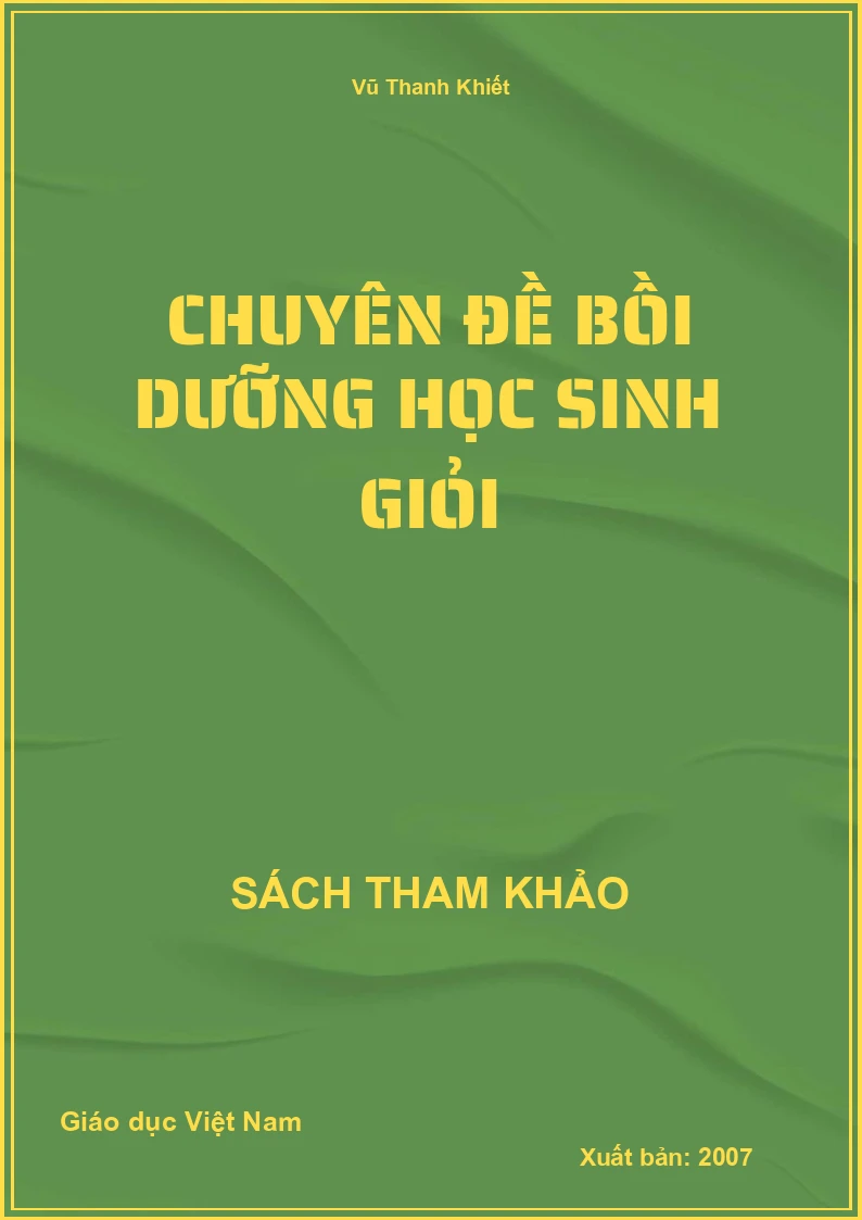 Chuyên đề bồi dưỡng Học Sinh Giỏi