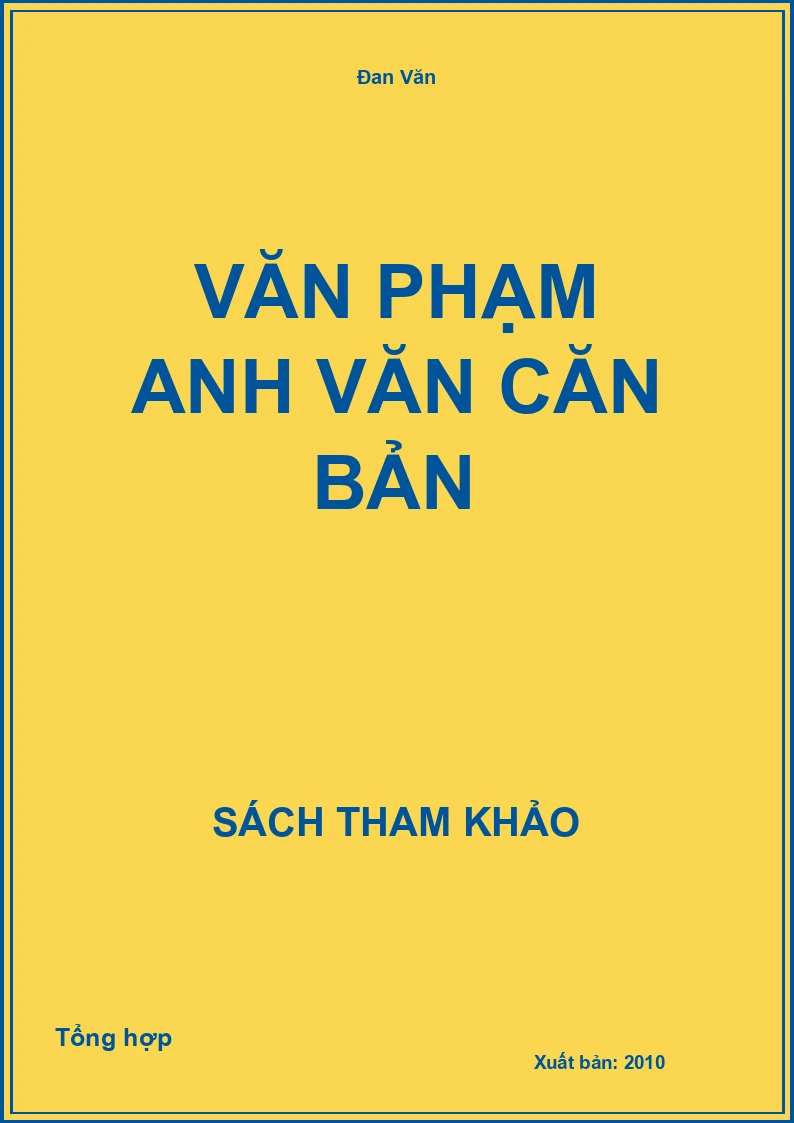 Văn phạm Anh văn căn bản