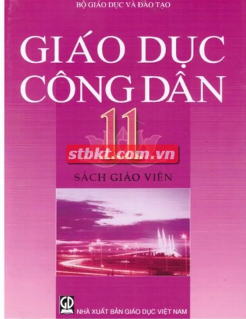 Sách Giáo Viên Giáo Dục Công Dân 11