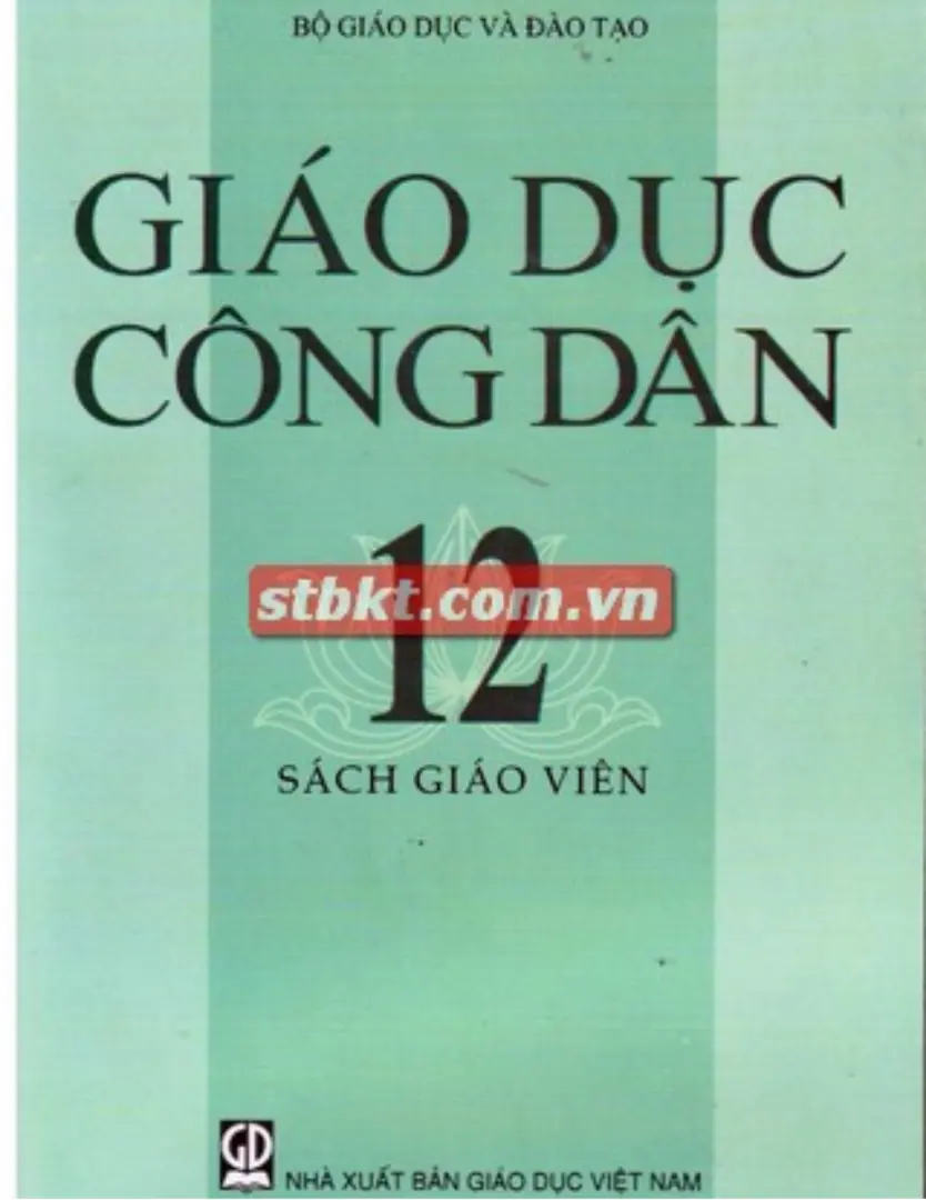 Sách Giáo Viên Giáo Dục Công Dân 12