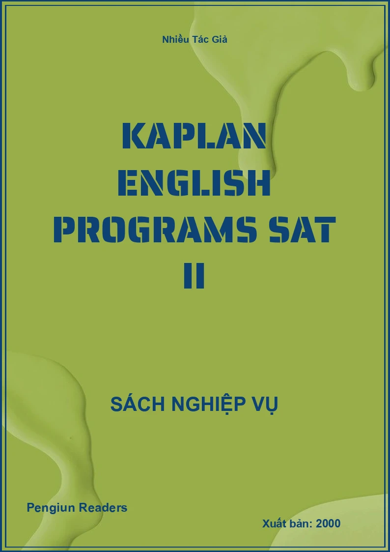 Kaplan English Programs Sat Ii