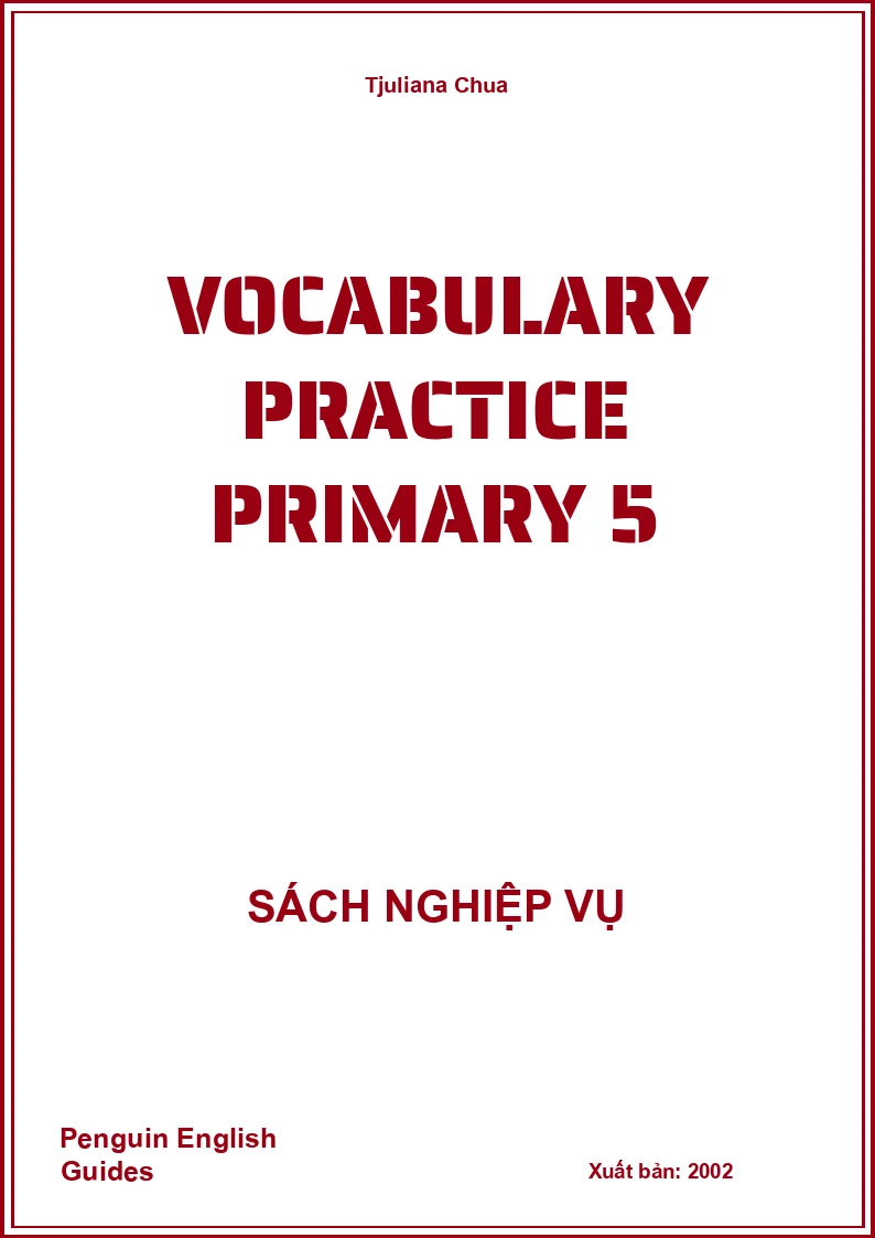Vocabulary Practice Primary 5