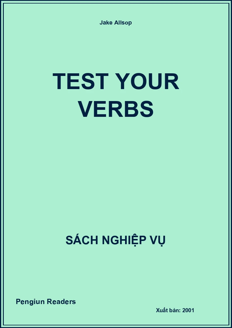 Test Your Verbs