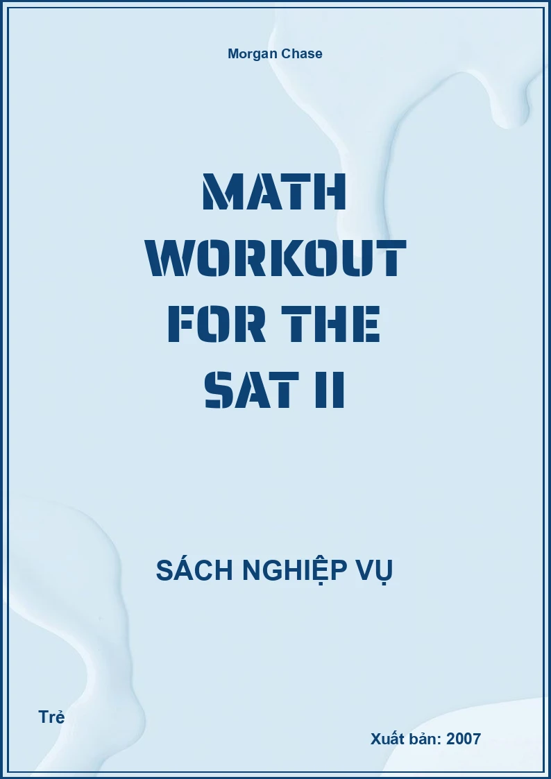 Math Workout For The Sat Ii