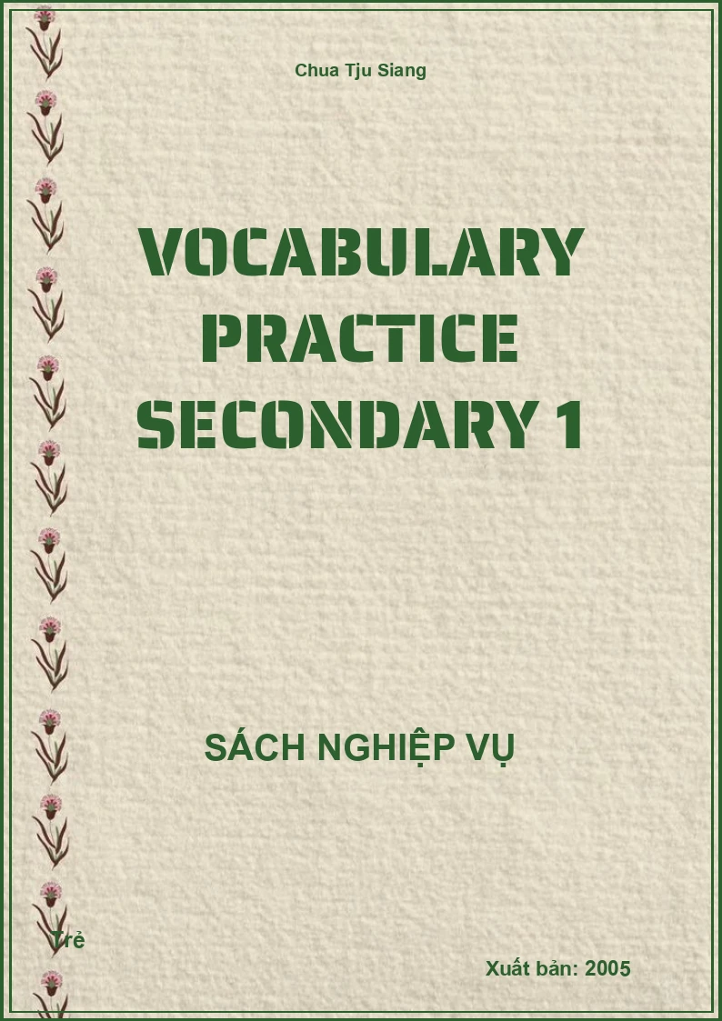 Vocabulary Practice Secondary 1