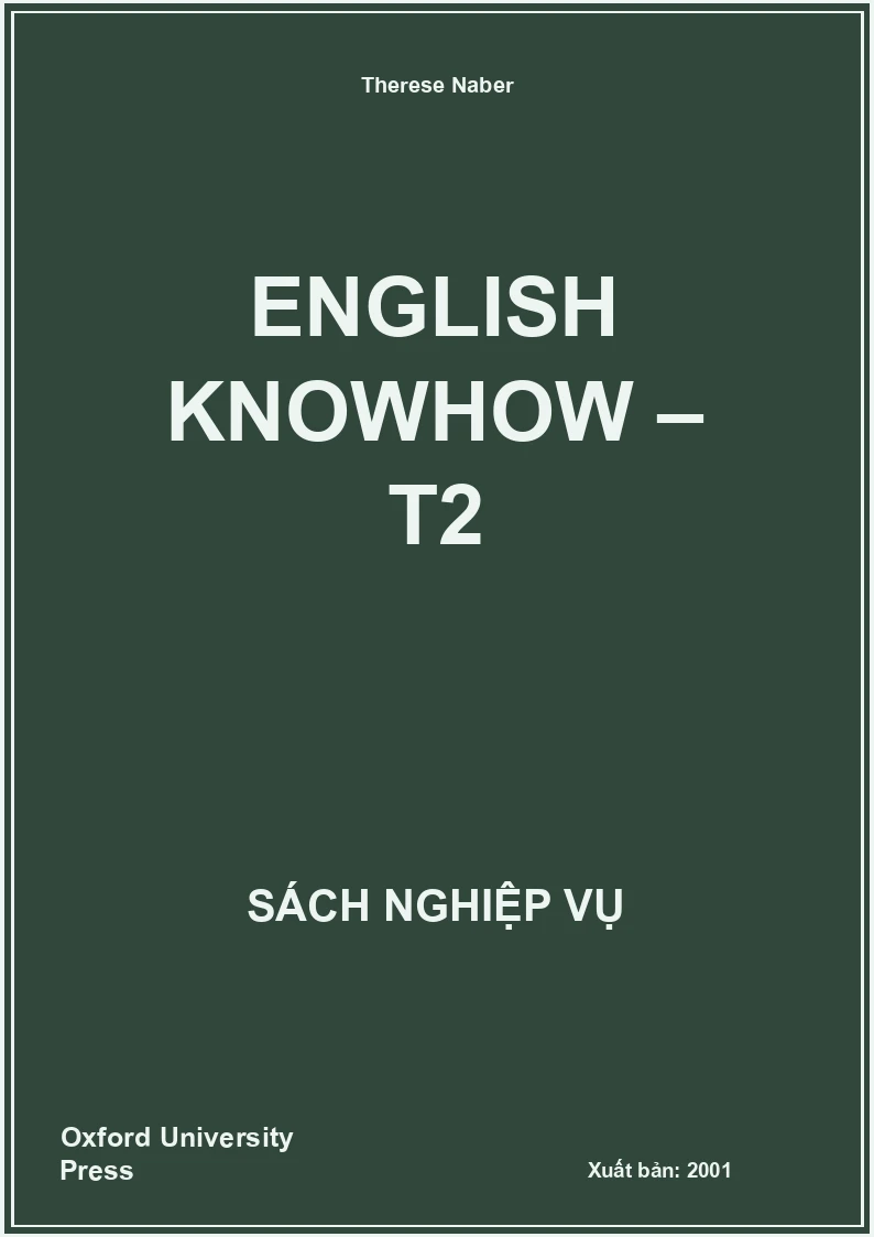 English Knowhow – T2