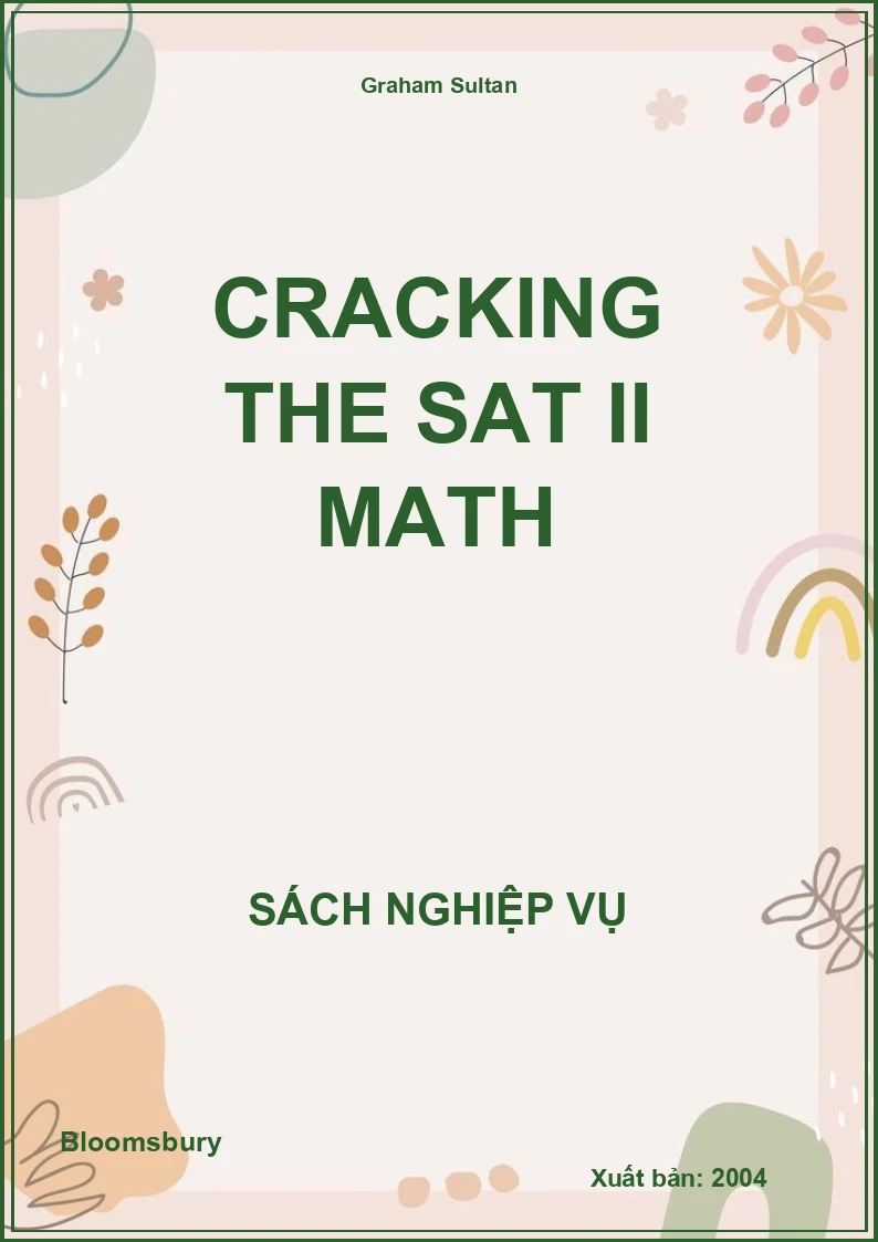 Cracking The Sat Ii Math