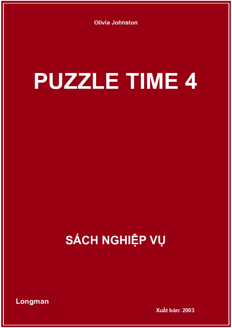 Puzzle Time 4