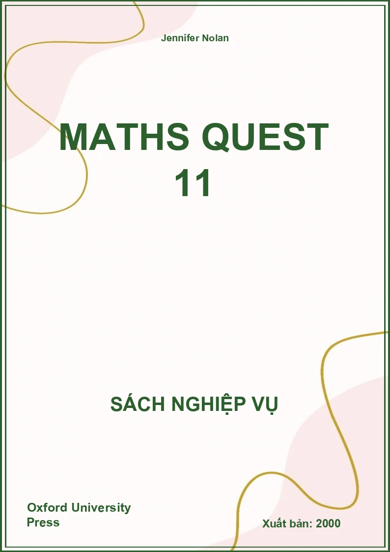 Maths Quest 11