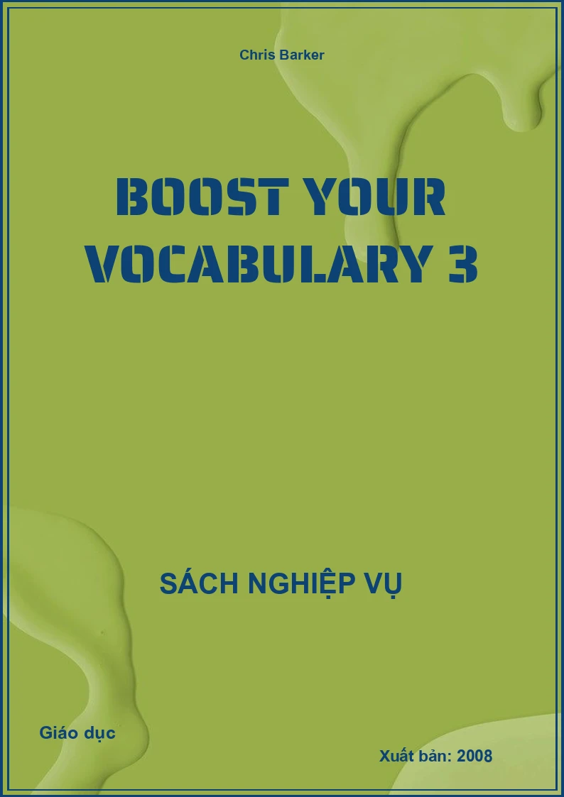Boost Your Vocabulary 3