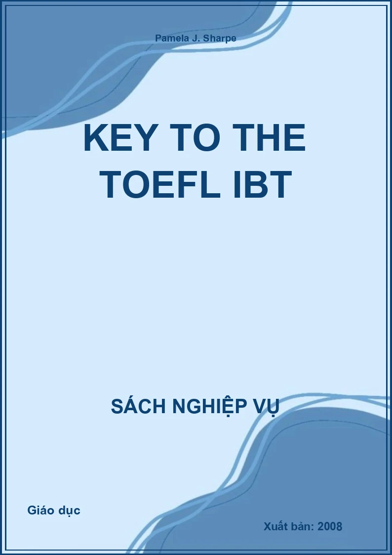 Key To The Toefl Ibt
