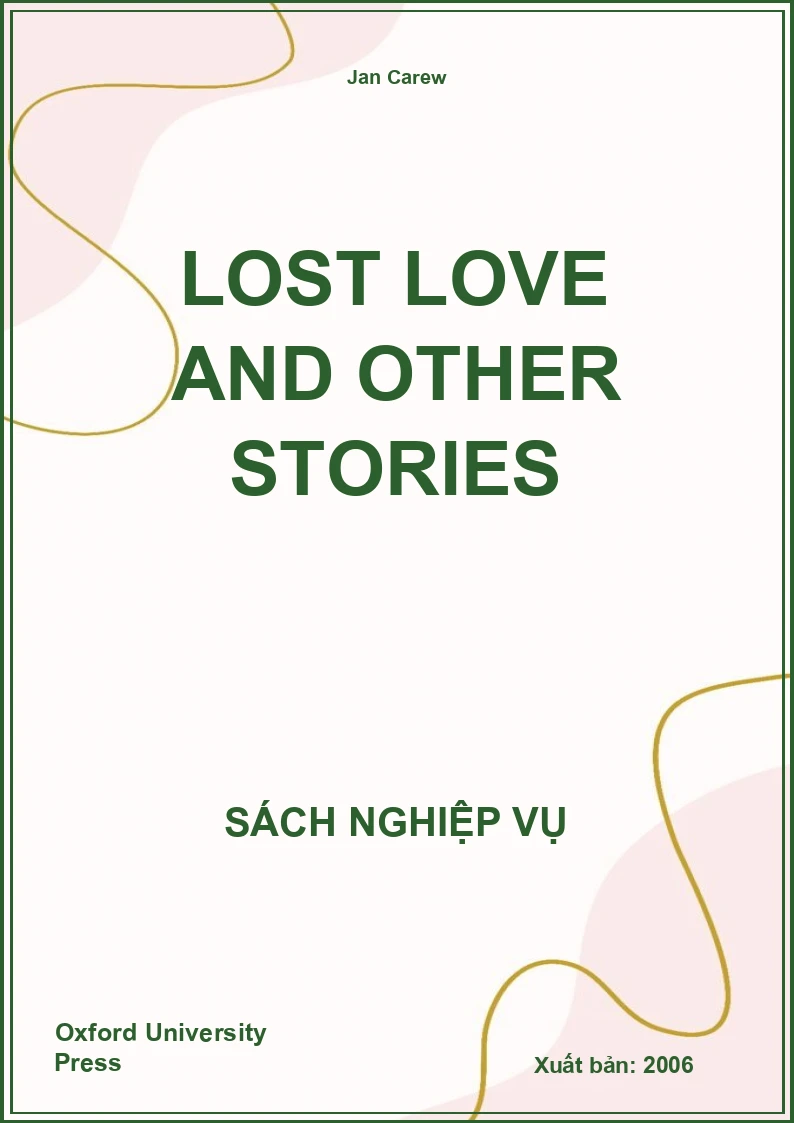 Lost Love And Other Stories