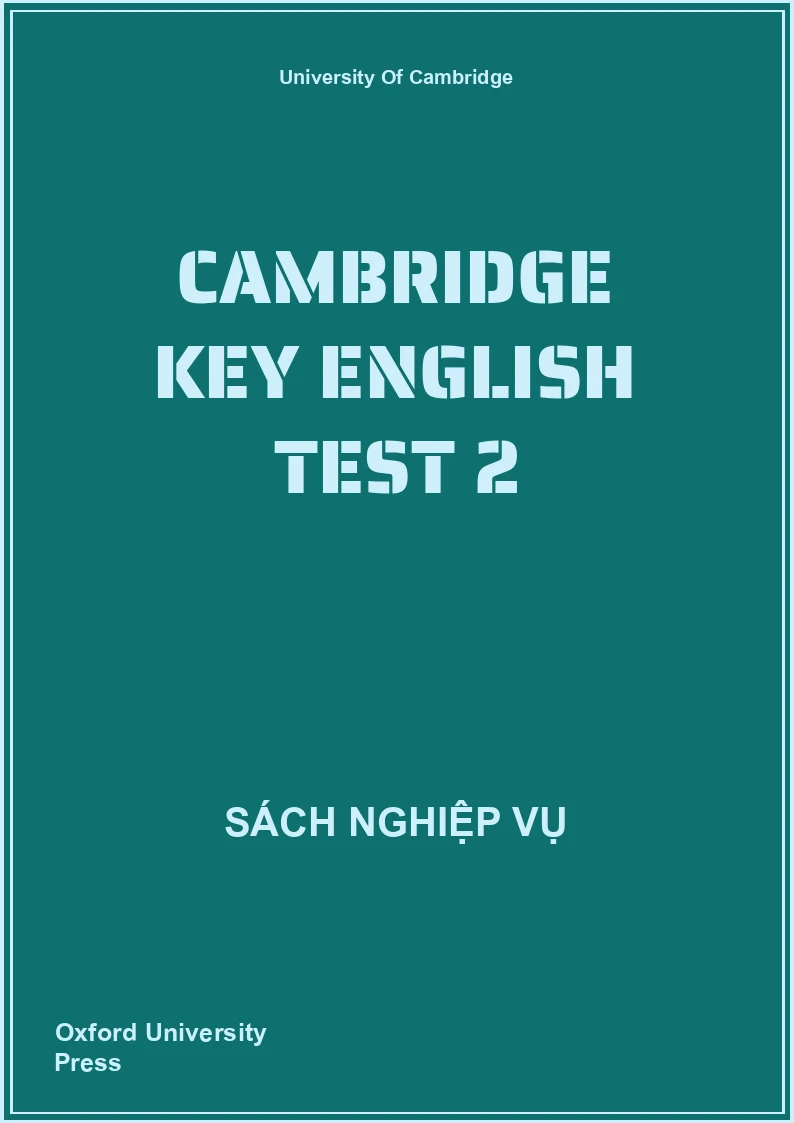 Cambridge Key English Test 2