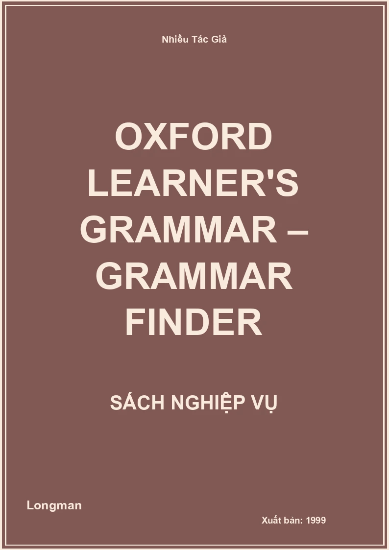 Oxford Learner'S Grammar – Grammar Finder