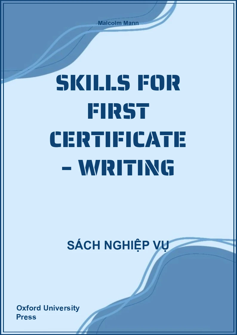Skills For First Certificate – Writing