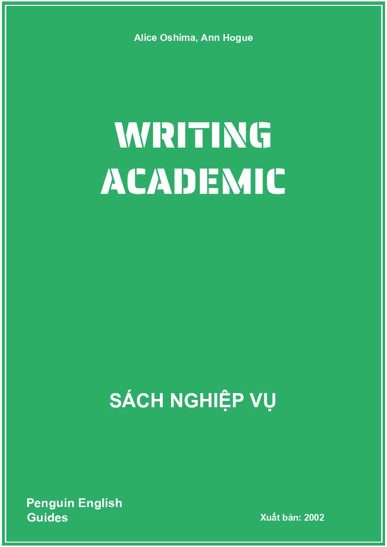 Writing Academic