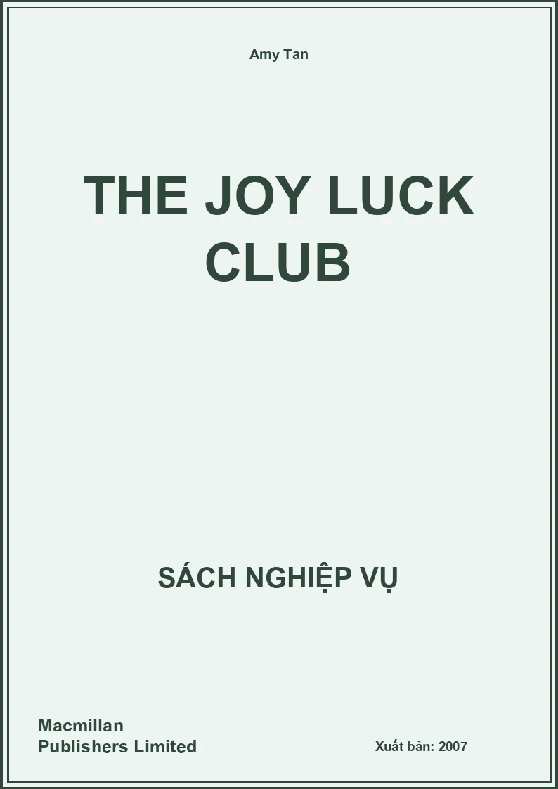 The Joy Luck Club