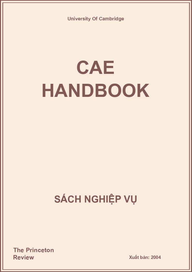 Cae Handbook