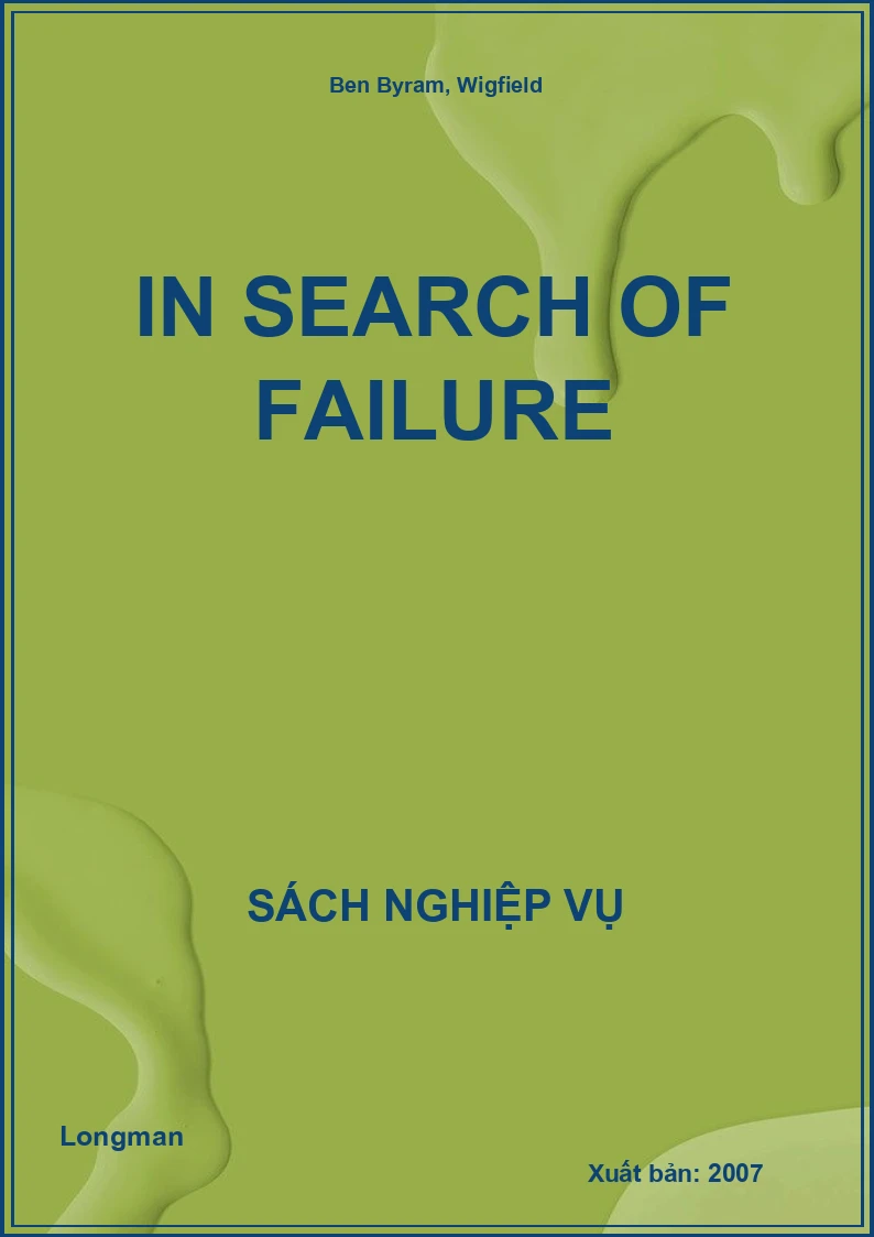 In Search Of Failure