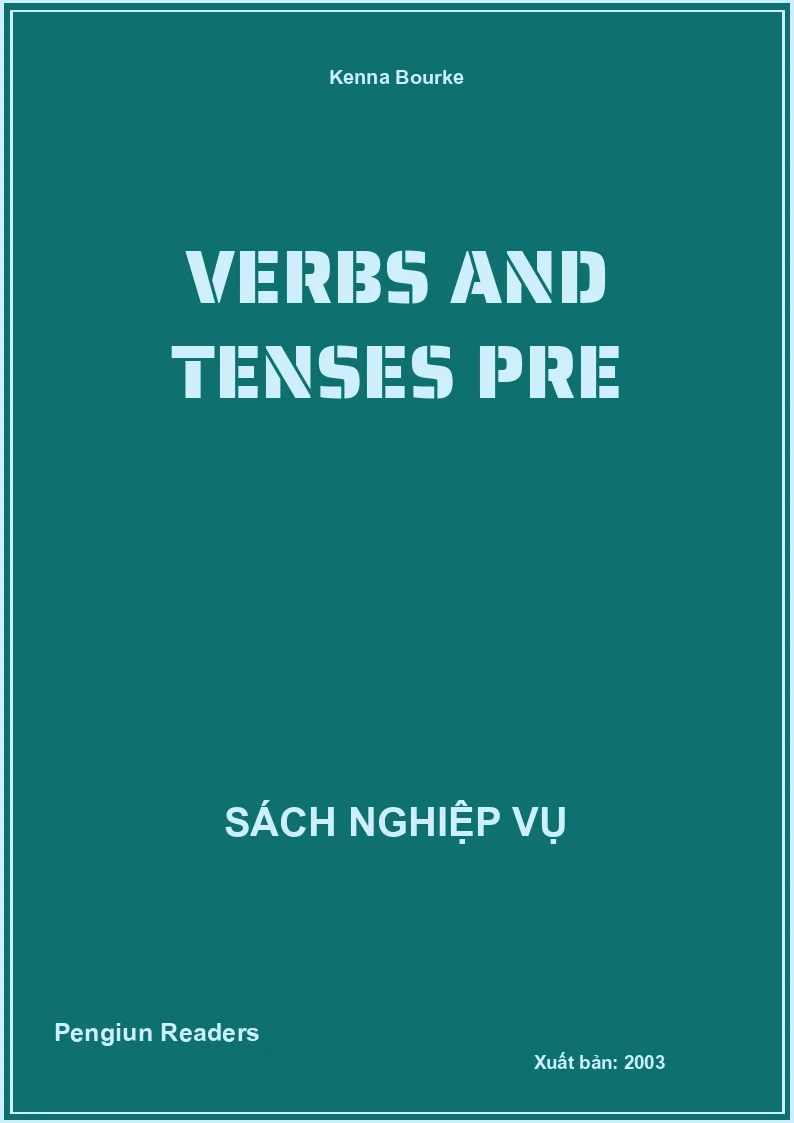 Verbs And Tenses Pre