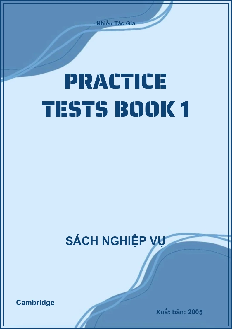Practice Tests Book 1