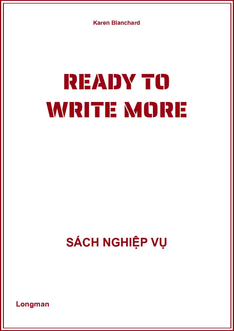 Ready To Write More