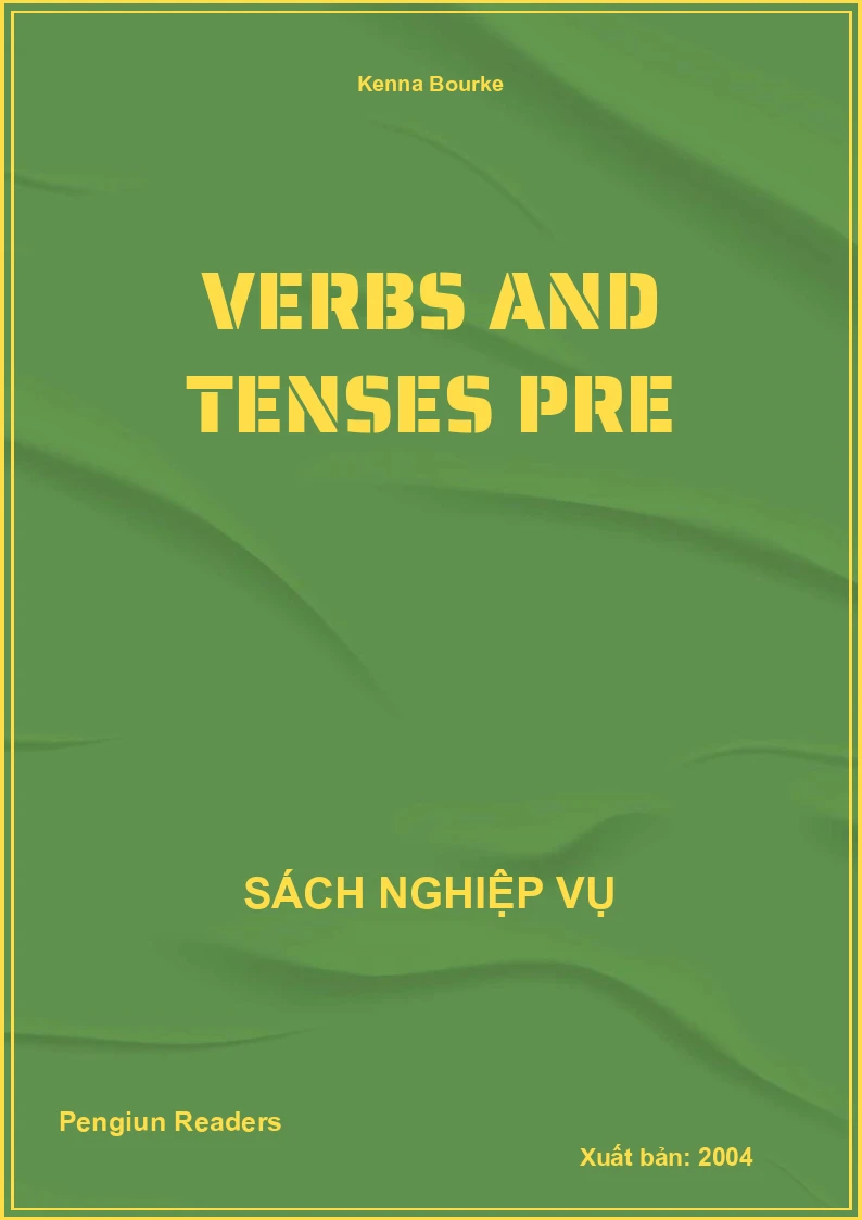 Verbs And Tenses Pre