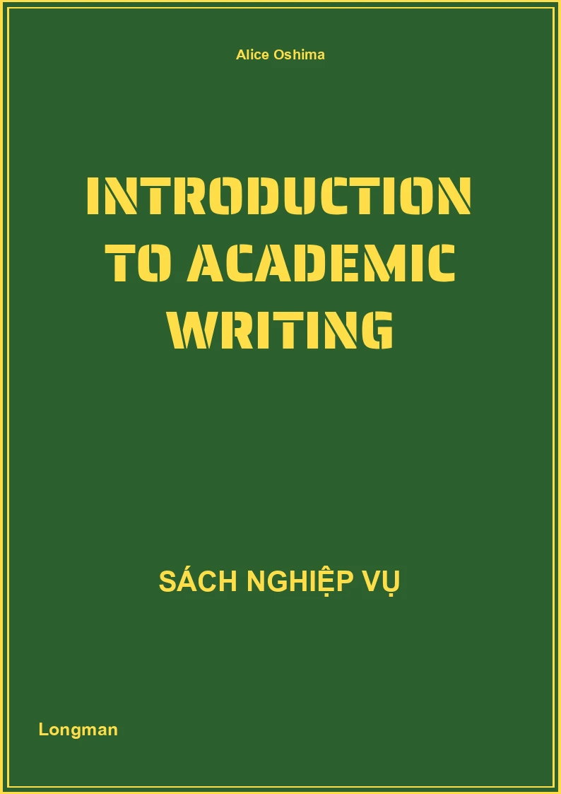 Introduction To Academic Writing